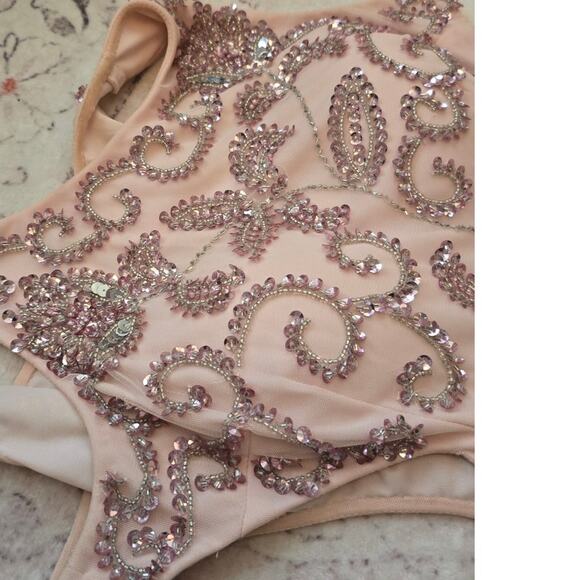 Lush by Jasz Couture Pink Embellished Long Pink Formal Gown - Picture 7 of 12